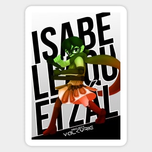 Isabella Color Poster Sticker